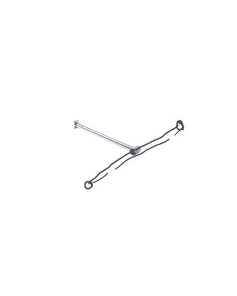 Armur fyrir fataslá - Superplugs - Satín-króm. 32 cm