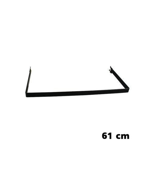 U-fataslá - Super-Skinne - 5 mm,  61 cm, svart