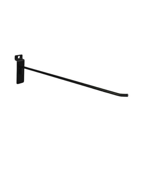Krókar f/ raufapanil - 30 cm. Sérstaklega styrktir - svartir