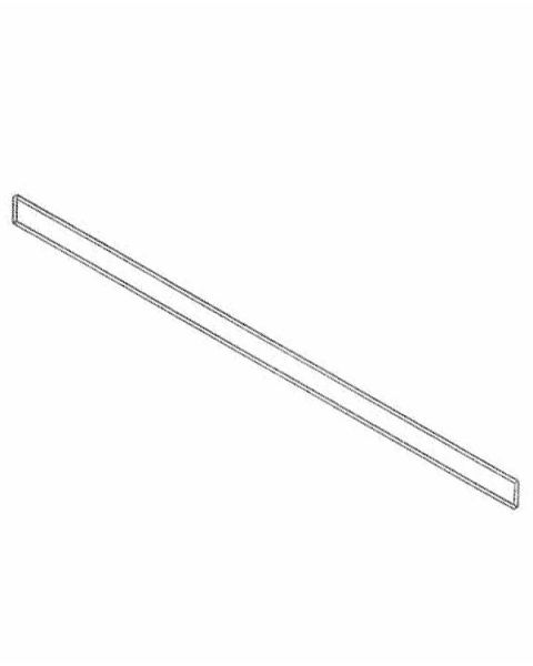 Toppstykki f/ panilstanda, 120 sm eining, svart. 126,9 sm.