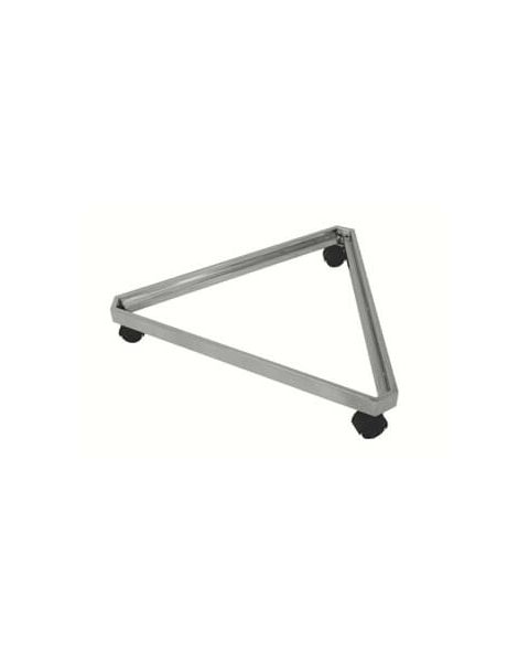 Fótur undir netgrindur, þríhyrndur, Hvítur