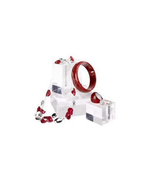 Akrýlstandur kubbur - Miðstærð