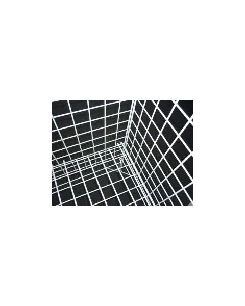 Sölukarfa - Nancy light - 43 x 43 cm, hvít