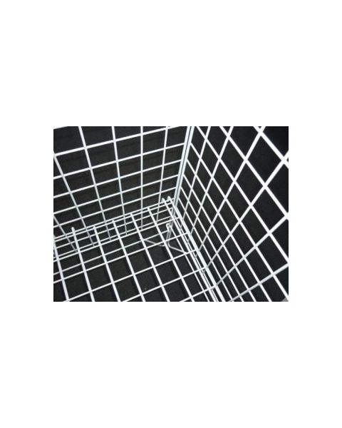 Sölukarfa - Nancy light - 62 x 62 cm, hvít