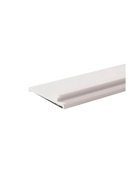 Flæðistýring, frambrún, hvít án framhliðar. 1 metri. Segul braut.