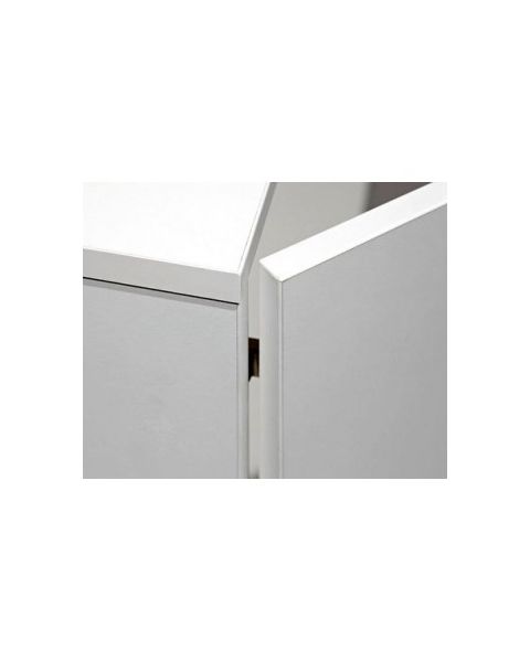 Undirskápur/grunnskápur. Hvítur. 45 x 120 x H45 cm með læsingu