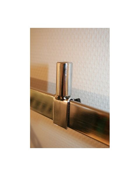 Festingar fyrir skiltaramma, fyrir 5 mm, Super-Skinne slár