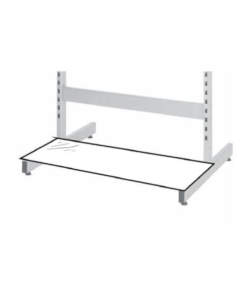 Botnhilla f/ L- og T-sölustanda 120 cm