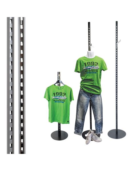 Vinduesdisplay til sæt. Metalstativ. Vælg højde og farve