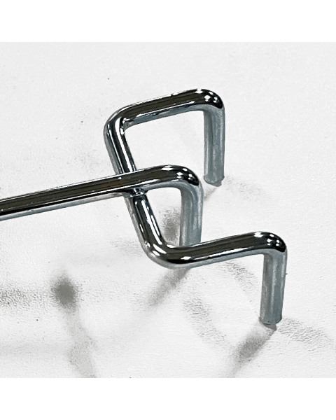 Vörukrókur á 6 mm stöng, gafall. Ø 4 mm