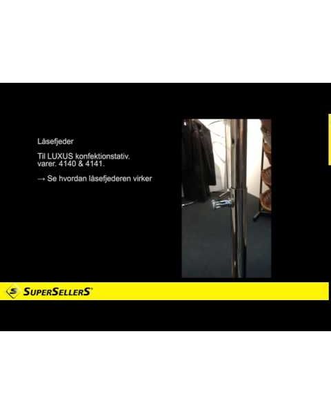 Varahlutur: pinni fyrir fjaðurlás á Lúxus fataslám 4140 og 4141