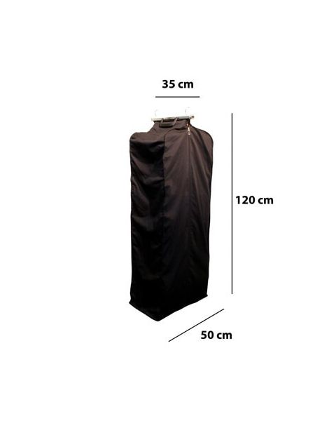 Fatapoki m/ferðatöskulokun. L: 120 cm, svartur