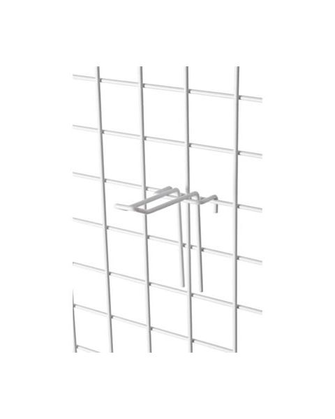 Eurokrókur, 30 cm, fyrir netgrind - Hvítur