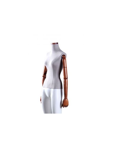 Dömugína - Vintage - 1800 - Hör áklæði á búk, hægt að taka höfuð af.