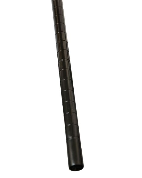 Hillueining - TUBO (B 91 x D 36 x H 220 cm.) - Svört, létt gljáandi