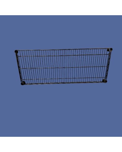 Hillueining - TUBO (B 91 x D 36 x H 220 cm.) - Svört, létt gljáandi