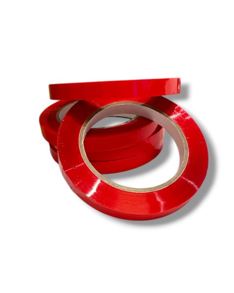 Rautt límband í pokapökkunarvél 12 rúllur