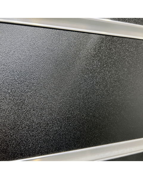 Raufapanill - Létt áferð (120 x 120 cm.) - svart - 10 cm.