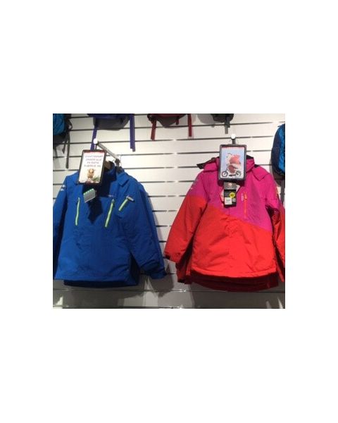 Röraklemma m/T-stykki Ø22 mm. f/ plastramma. Veldu lit.