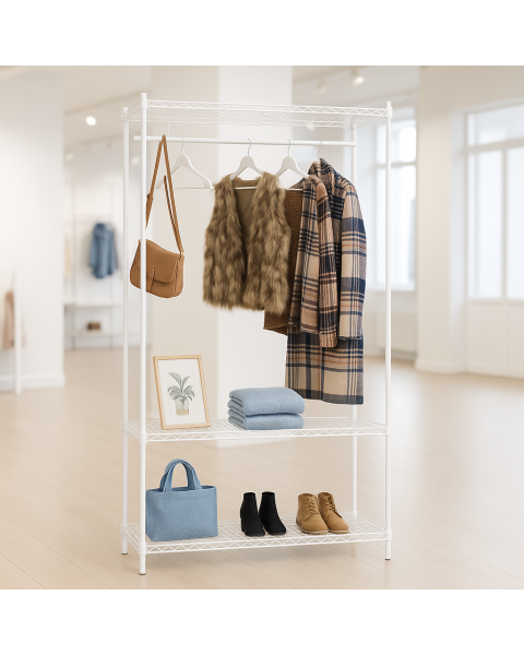 Fataslá - TUBO - hvítt glans