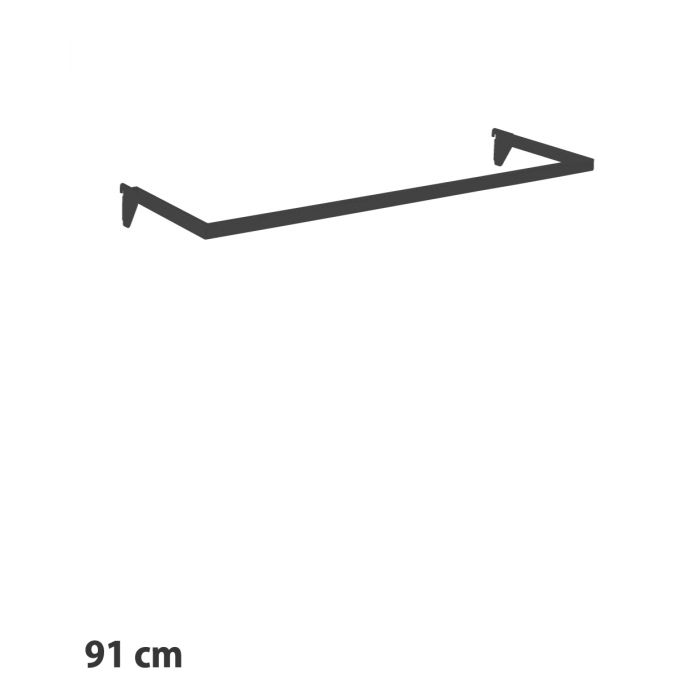 U-fataslá 91,5 cm, svart