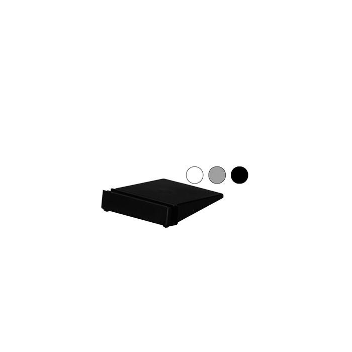 Black plastic easel base