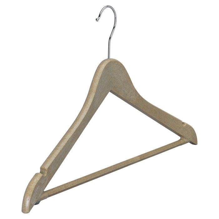 Herðatré með slá, Ocean, plast 43 cm. Pakki með 50 stk.
