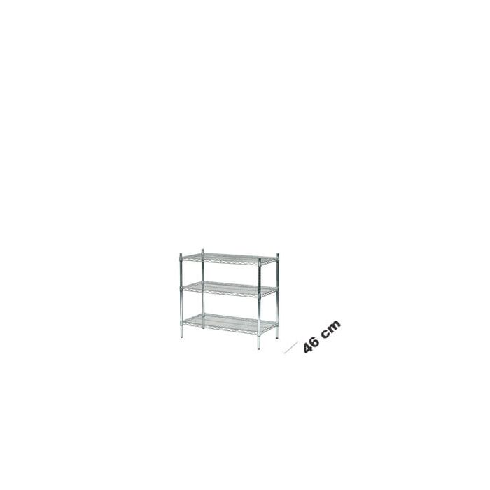 Lav reol H 90 x B 91 x 46 cm dyp
