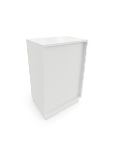 Rammaborð – mjótt einingaborð, hvítt. B55