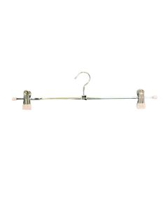 Metalklemmebøjle i hvid, 40 cm. Pris ved køb af min. 300 stk.