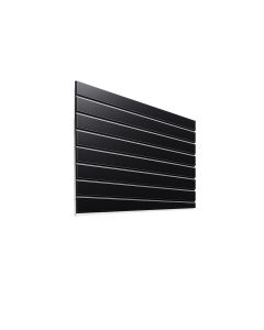 Rillepanel - 120 x 80 cm. - sort - 10 cm. 1 stk. - Supersæt, let tekstur