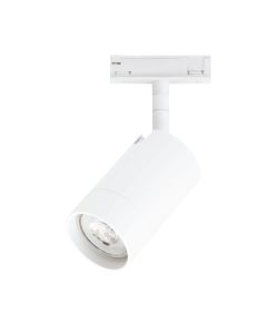 Tube spot, 1F, Ø5,2, H15 cm, hvid, LED-lyskilde, PAR 16, 5 W, GU10 fatning, 360 Lumen, 3000K