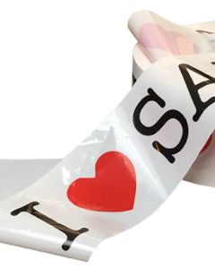 Afmörkunarborði - I LOVE SALE - 250 mtr.