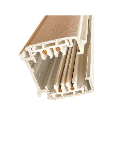 Straumbraut, 3F, 230V, hvít, 2 m