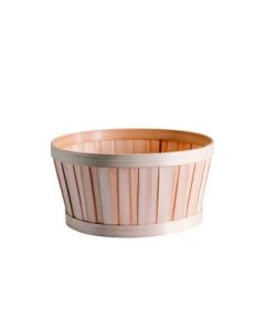 Trékarfa, kringlótt, natúrlitur, Ø25 cm, H12 cm