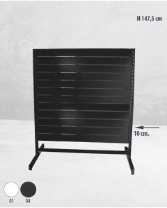 Panilklæddur sölustandur tvíhliða - 127 x H147 sm. 