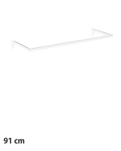 U-fataslá (91 cm) t/ 12 mm. - Hvít