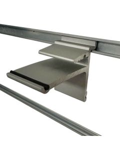 Glerhillufesting, 6 mm, 2 stk., ál