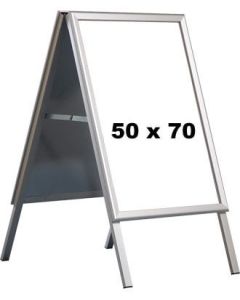 A-skilti - 50 x 70 sm. - Ál
