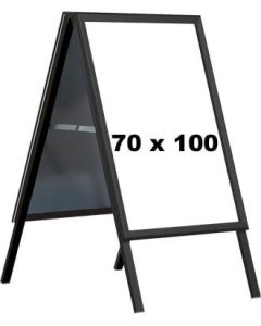 A-skilti - 70 x 100 cm. - Svart