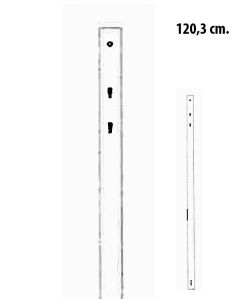 Stoð 120,3 cm.  f/ tvíhliða panilstand 147,5 cm, svört