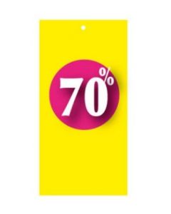 70% afsláttarmiði fyrir merkibyssu