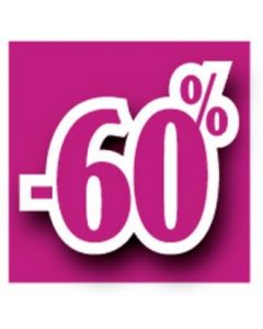Plakat. 60% úr pappír. 40 x 40 cm. Fjólublátt