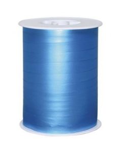 Gjafaborðar, mat metal turkis, 10 mm, rulle med 250 m