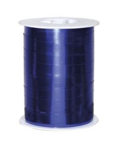 Gjafaborðar, metal dökkblár, 10 mm, rúlla með 250 m