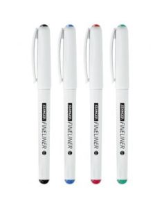 Tússpennar Fineliner. 4 litir 1.4 mm