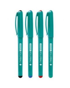 Kúlupennar. Rollerball. 0.4 mm. Pakki með 4 stk.