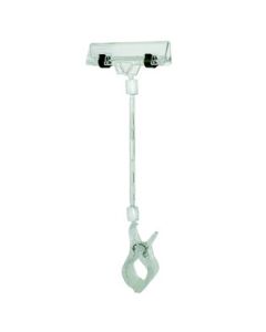 GRIP - Skiltafesting, H20 cm. Breið klemma - 10 stk/pk 