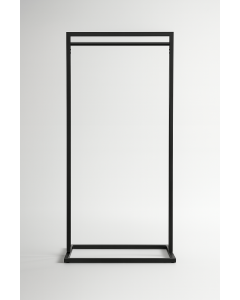 Bøjlestativ, sort, B80 x 50 x H180 cm - Vareprøve 