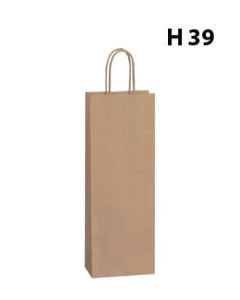 Gjafapoki f/ 1 vínflösku - Natur
